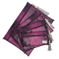 Makeup Junkie Bags Plum Copperazzi