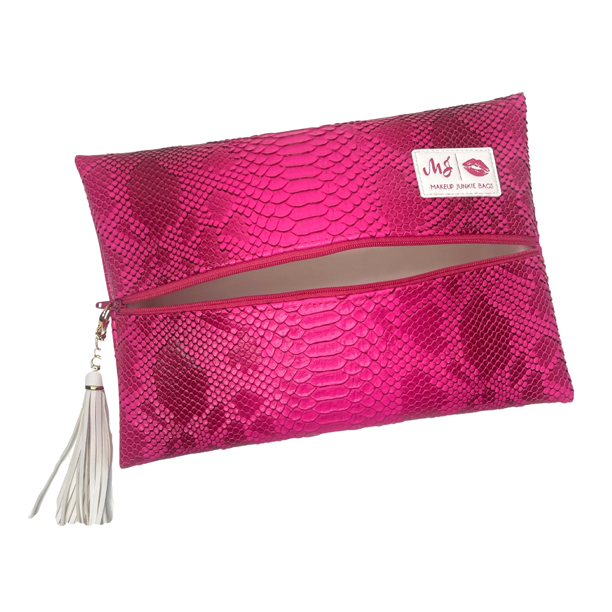Makeup Junkie Bags Electric Pink Copperazzi