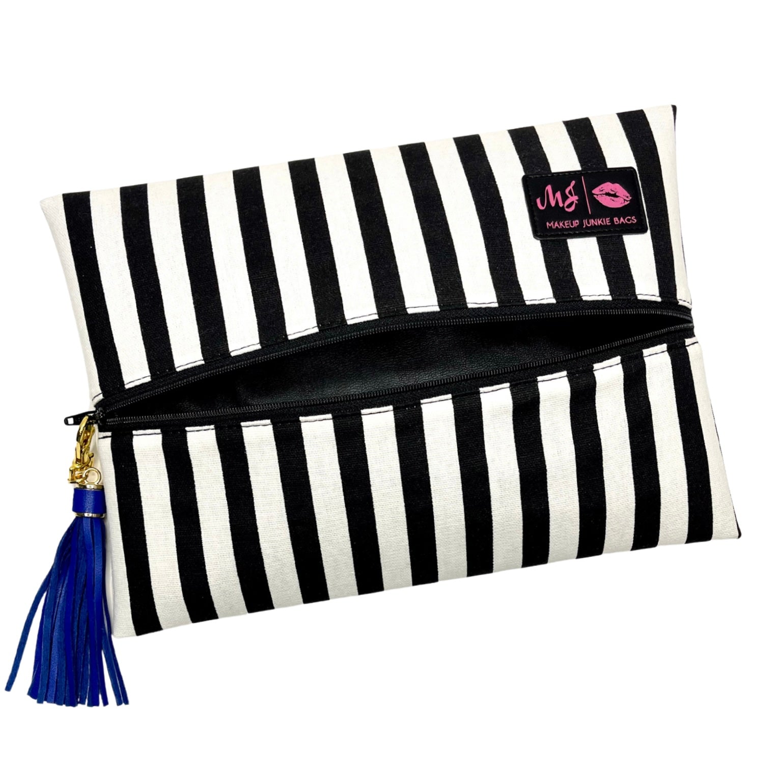 Makeup Junkie Bags Glam Stripe