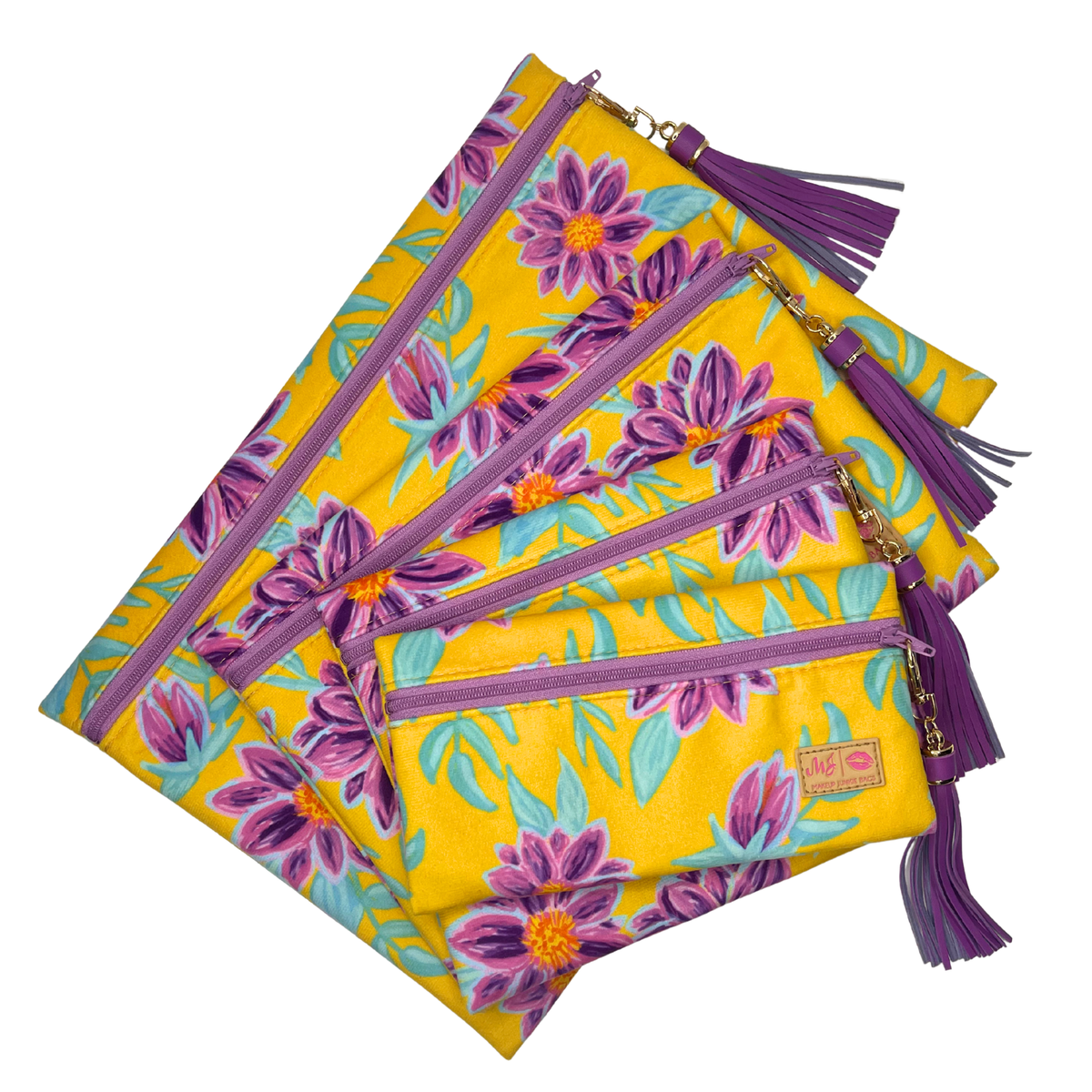 Makeup Junkie Bags Amethyst Bloom