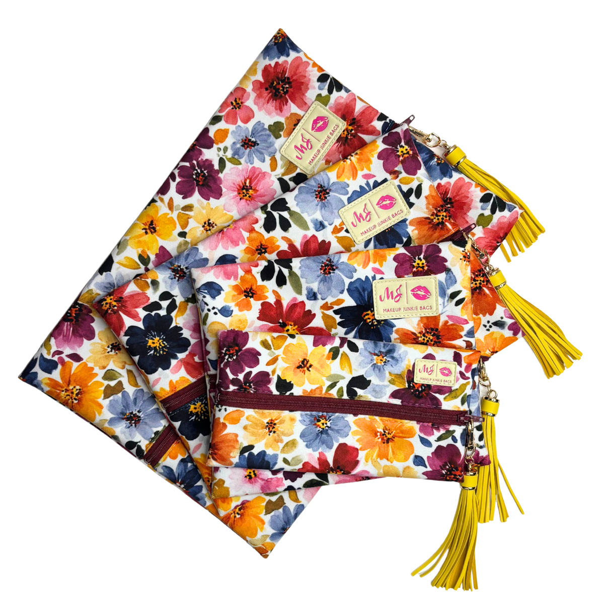 Makeup Junkie Bags Sangria Bloom