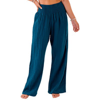 Lotus and Luna Pacific Wide Leg Cotton Pants