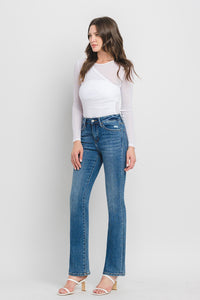 VERVET High Rise Shining Slim Bootcut Jeans