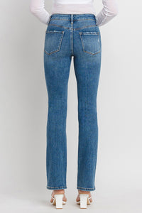 VERVET High Rise Shining Slim Bootcut Jeans