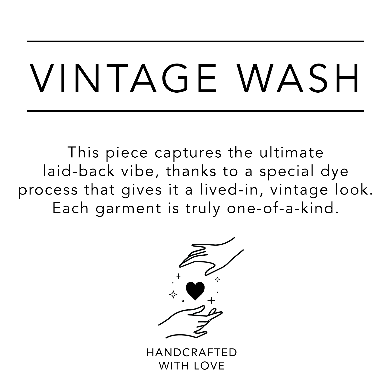 Vintage Wash Info