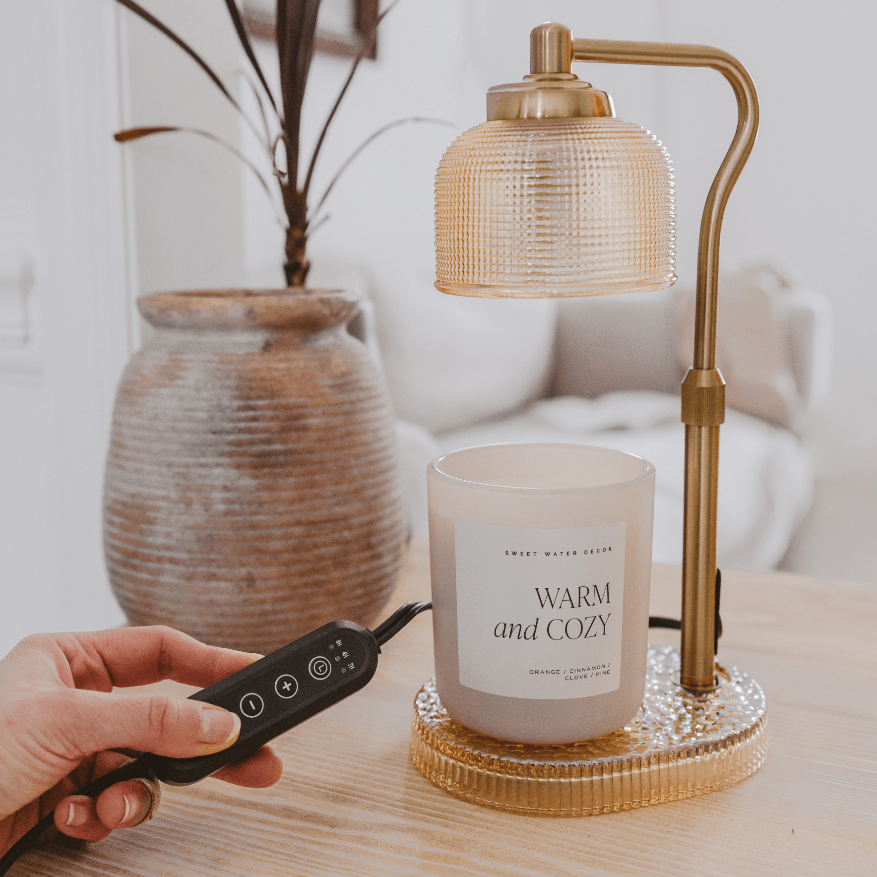 Glass Candle Warmer Lamp