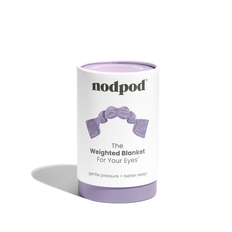 Nodpod Sleep Mask: The Weighted Blanket For Your Eyes in Wisteria