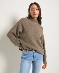 Seventy Eight and Sunny Driftwood Sweater in Taupe
