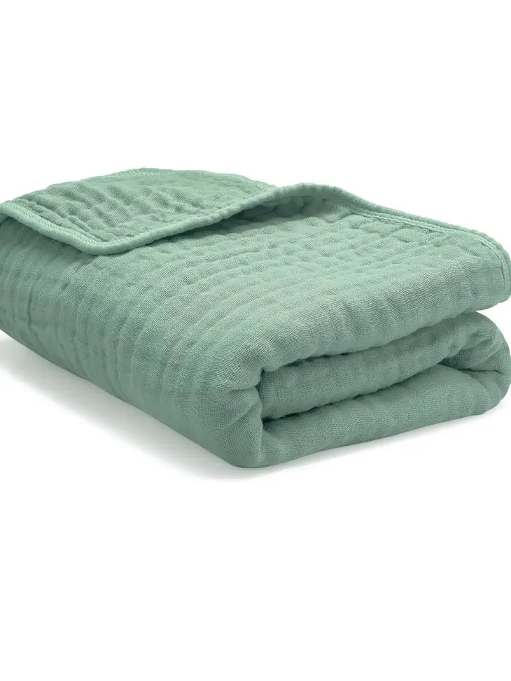Comfy Cubs Muslin Cotton Gauze Throw Blanket