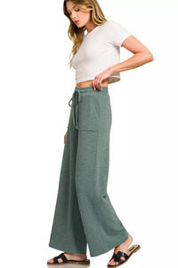 Cotton Slub Short Sleeve Tee and Pants Set