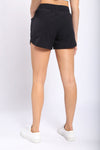 Mono B Around Town Women's Athleisure Shorts - Black
