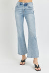 RISEN High Rise Ankle Flare Jeans