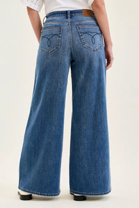 Judy Blue High Rise Wide Leg Palazzo Jeans
