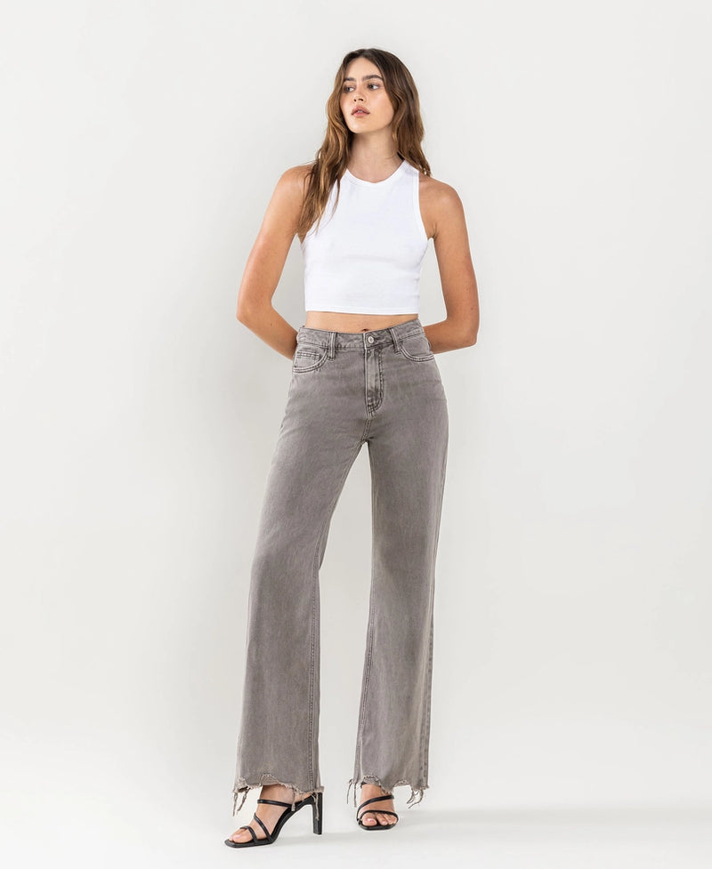 VERVET Smokey Olive 90's Vintage High Rise Flare Jeans