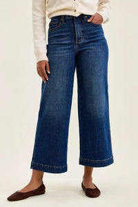 Judy Blue High Rise Dark Wash Claudia Wide Leg Jeans 881187