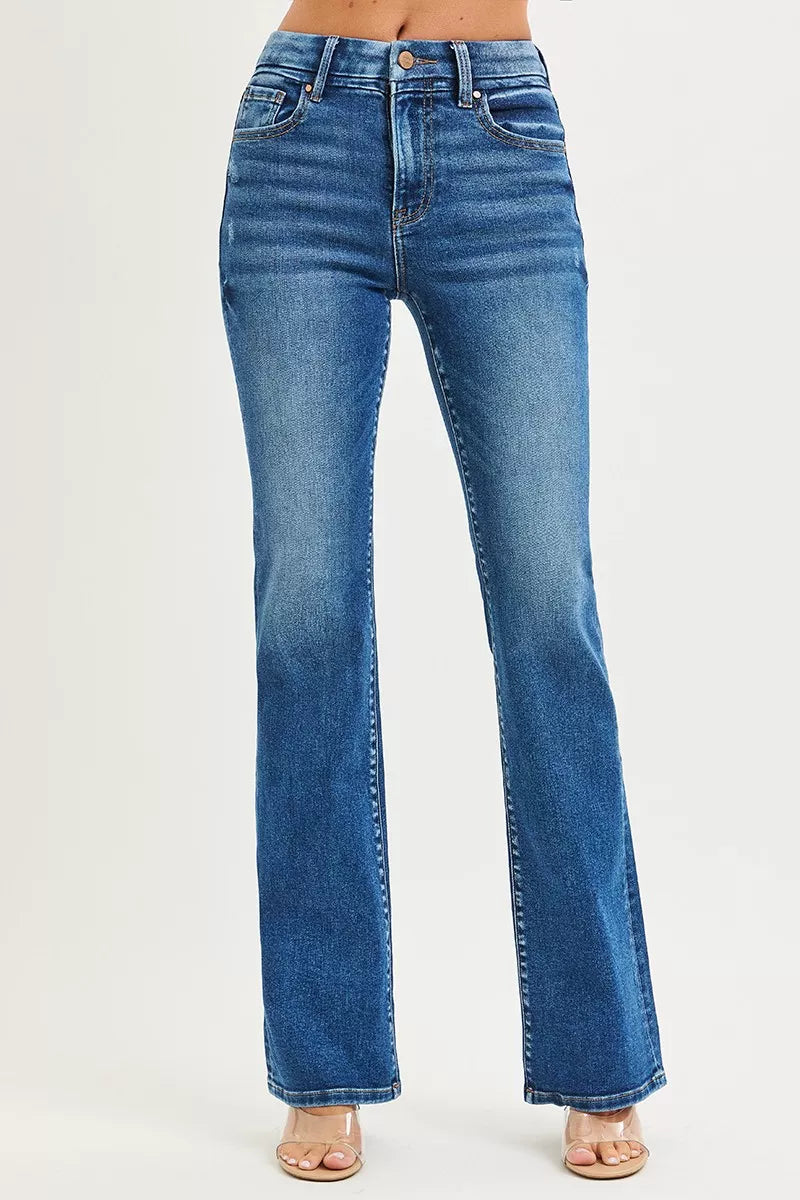 Risen High Rise Bootcut Jeans