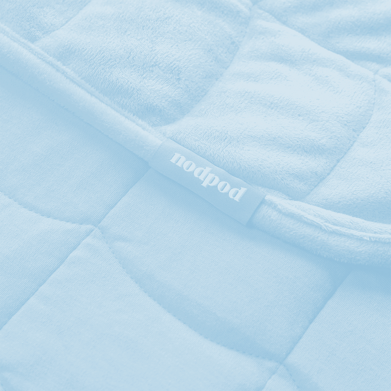 Nodpod BODY Portable Weighted Blanket Baby Blue