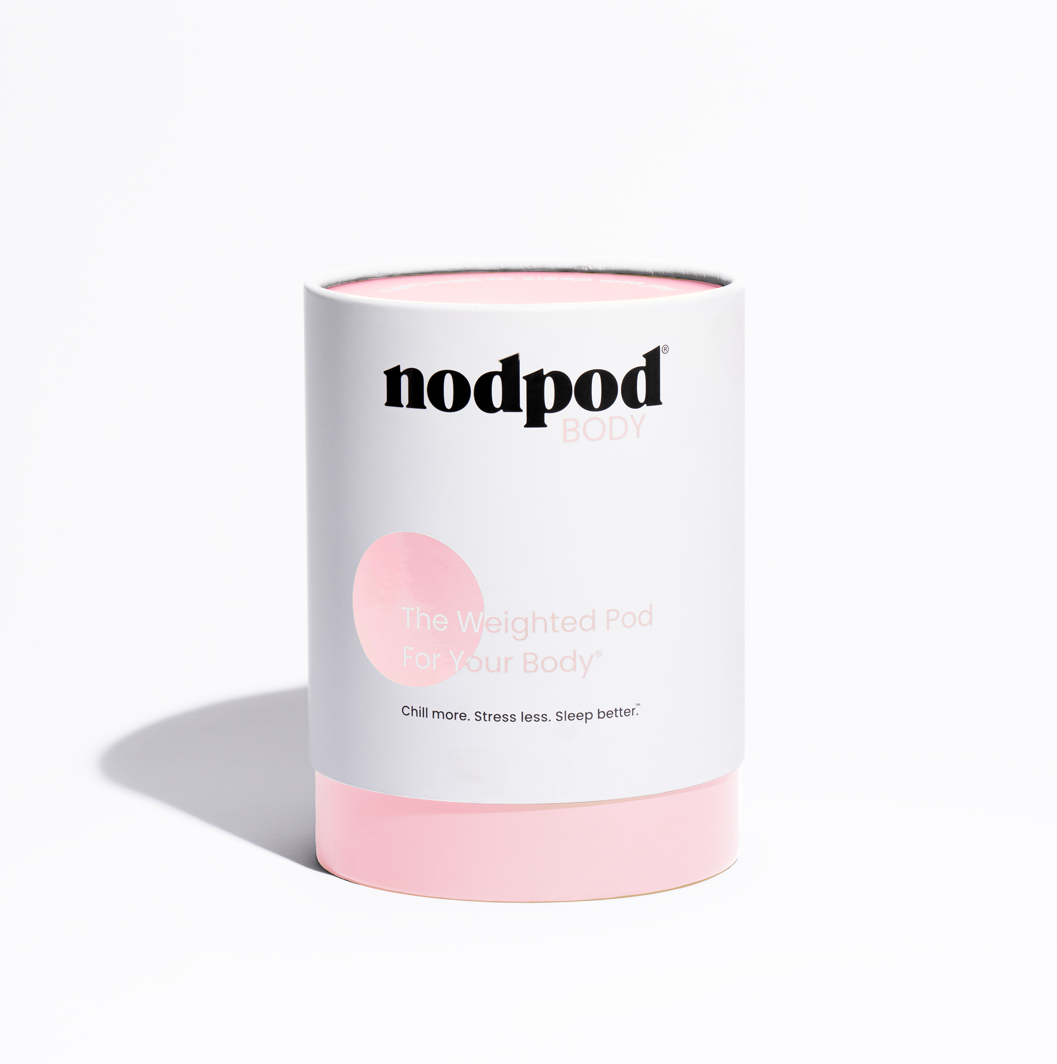 Nodpod BODY Portable Weighted Blanket Blush Pink