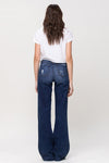 Flying Monkey High Rise Distressed Wide Leg Jeans