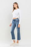 Lovervet Mid Rise Crop Bootcut Jeans