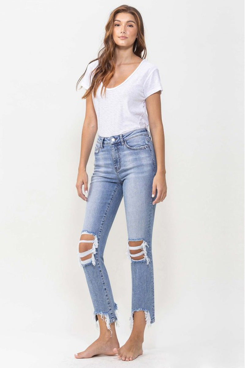 LOVERVET by Vervet Super High Rise Kick Flare Jeans