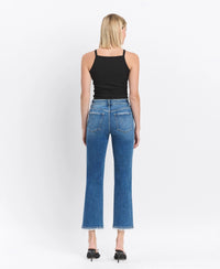 VERVET High Rise Ankle Straight Jeans