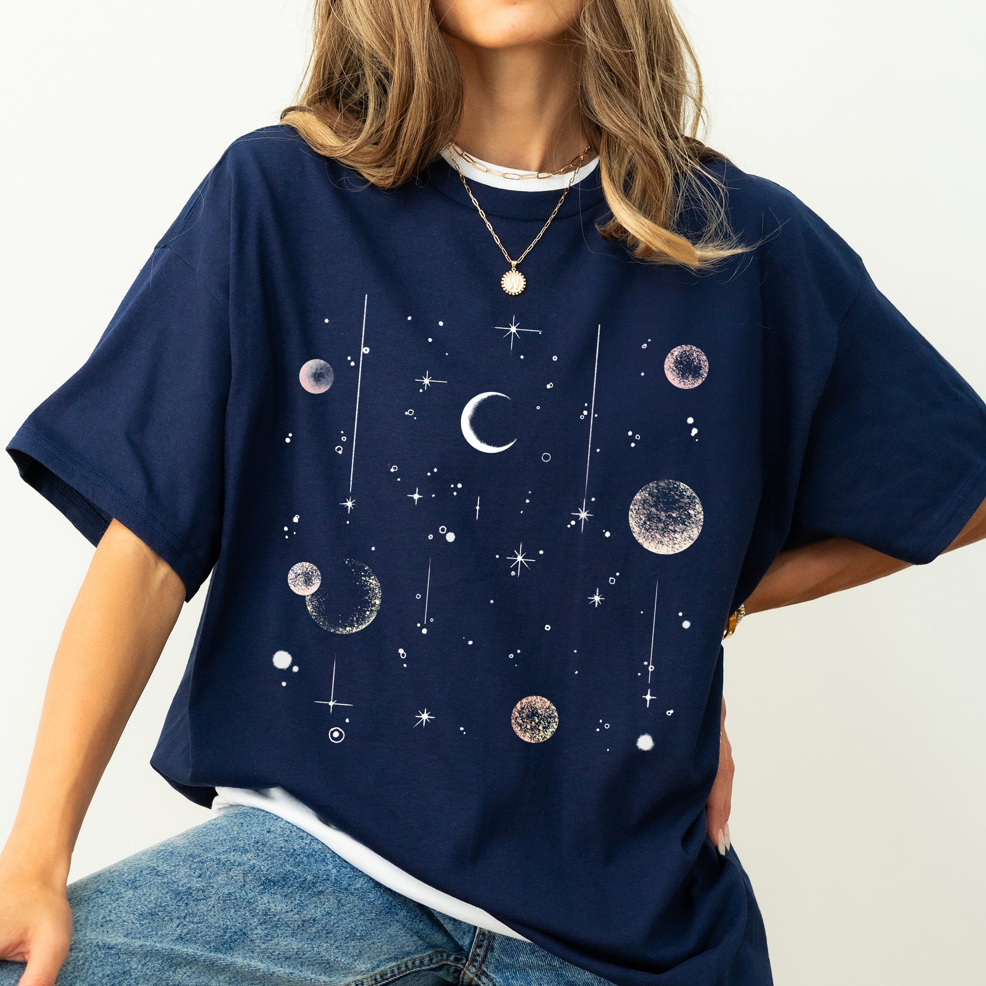 Moon Phase Comfort Colors Graphic T-shirt