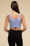 Scoop Ribbed Seamless Crop Top