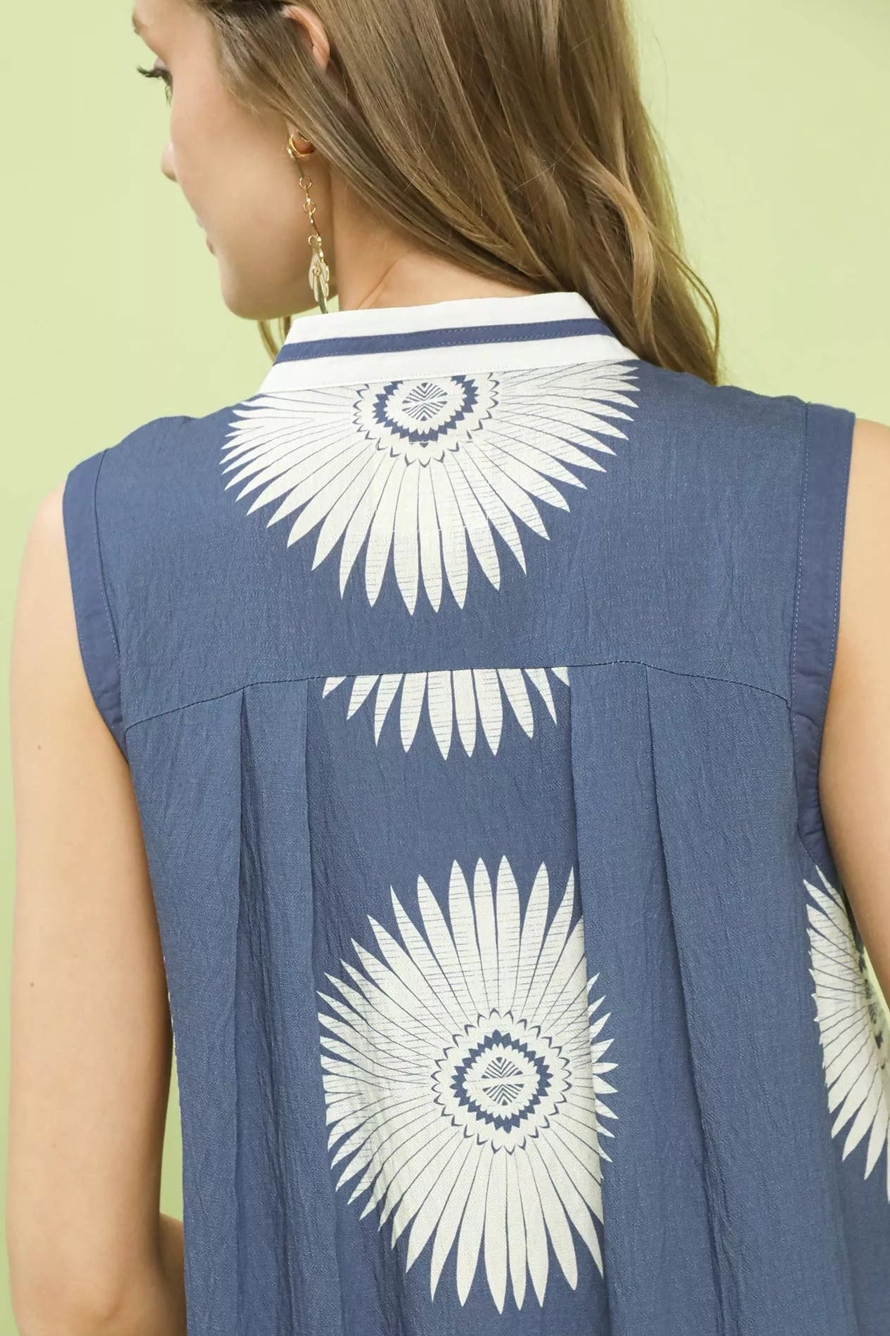 Umgee Geometric Midi Dress
