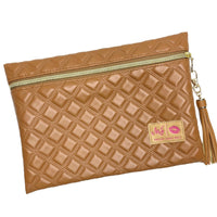 Makeup Junkie Bags Heirloom Cognac