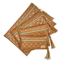 Makeup Junkie Bags Heirloom Cognac