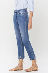 Lovervet High Rise Slim Straight Jeans