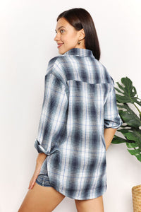 Cozy Cabin Plaid Button Up Shirt