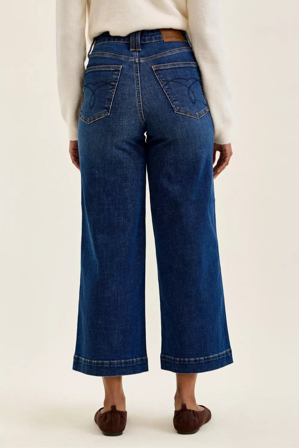 Judy Blue High Rise Dark Wash Claudia Wide Leg Jeans 881187