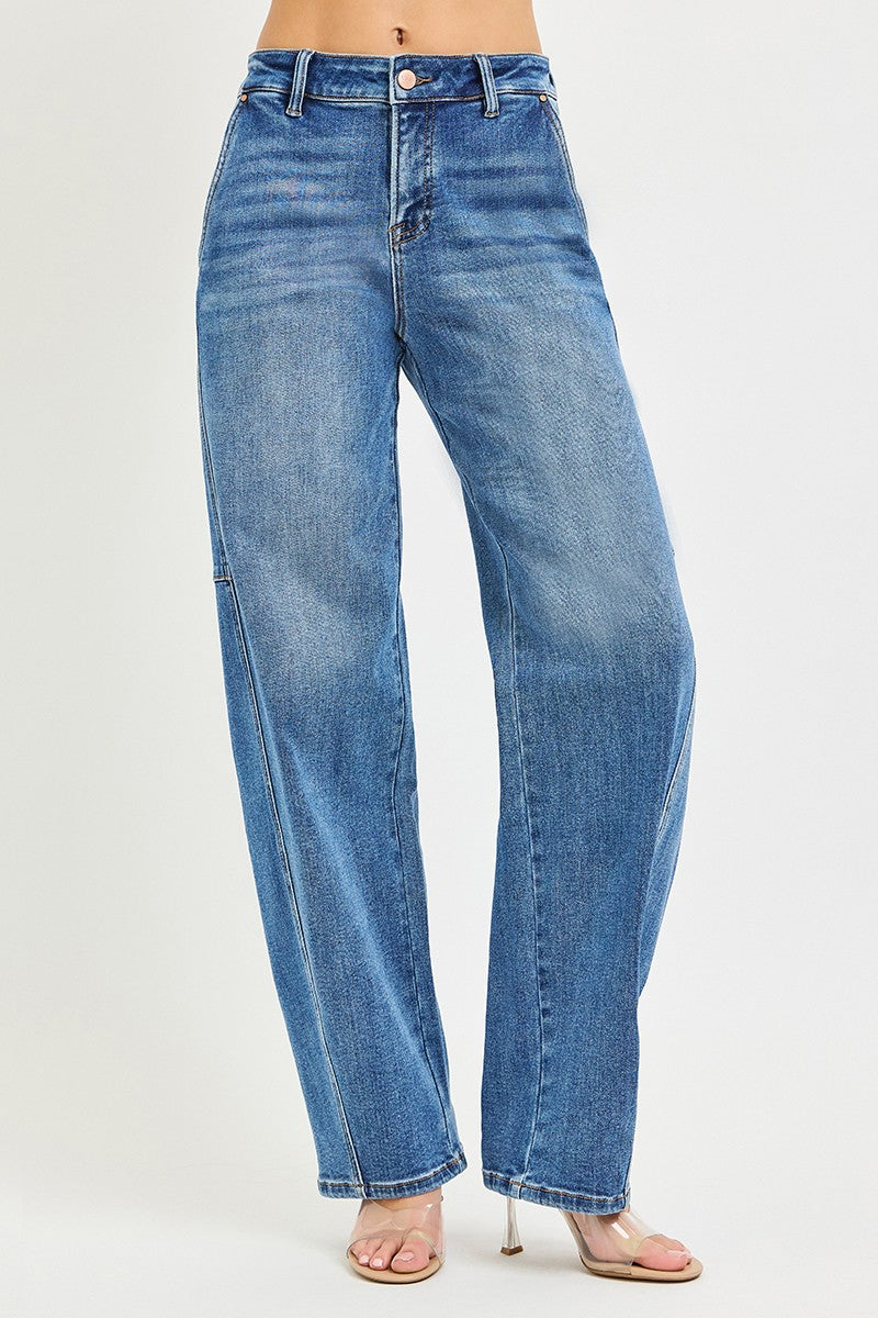 Risen High Rise Slouchy Baggy Jeans