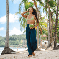 Lotus and Luna Deep Teal Harem Pants