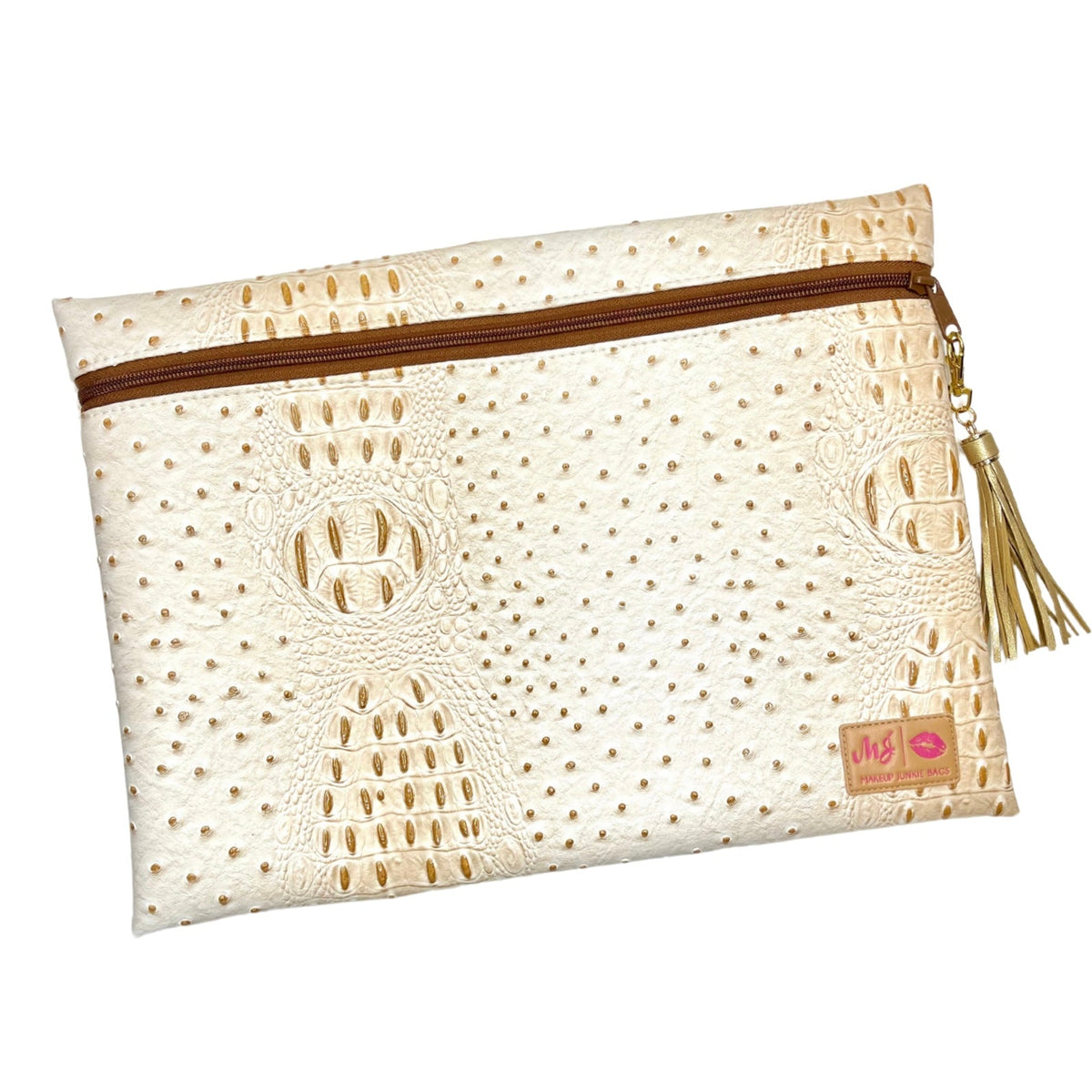 Makeup Junkie Bags Dune Jumbo Top Zip