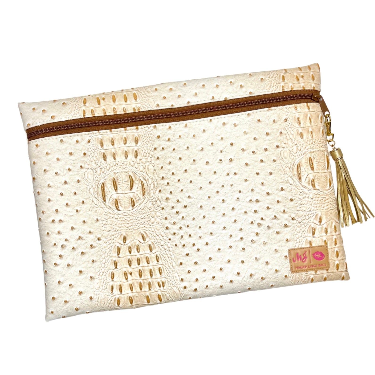 Makeup Junkie Bags Dune Jumbo Top Zip