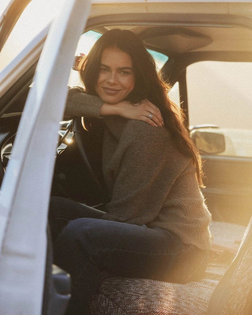 Driftwood Sweater in Taupe