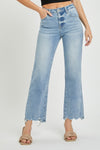 RISEN High Rise Relaxed Straight Jeans