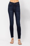 Judy Blue High Rise Handsand Dark Wash Skinny Jeans