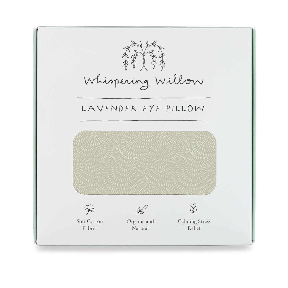 Whispering Willow Fern Lavender Eye Pillow