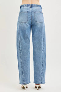 Risen High Rise Slouchy Barrel Jeans PG21753