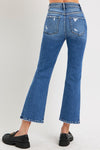 RISEN High Rise Crop Bootcut Jeans