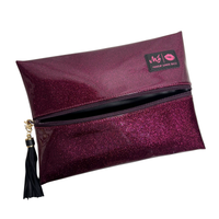 Makeup Junkie Bags Stardust Fuchsia