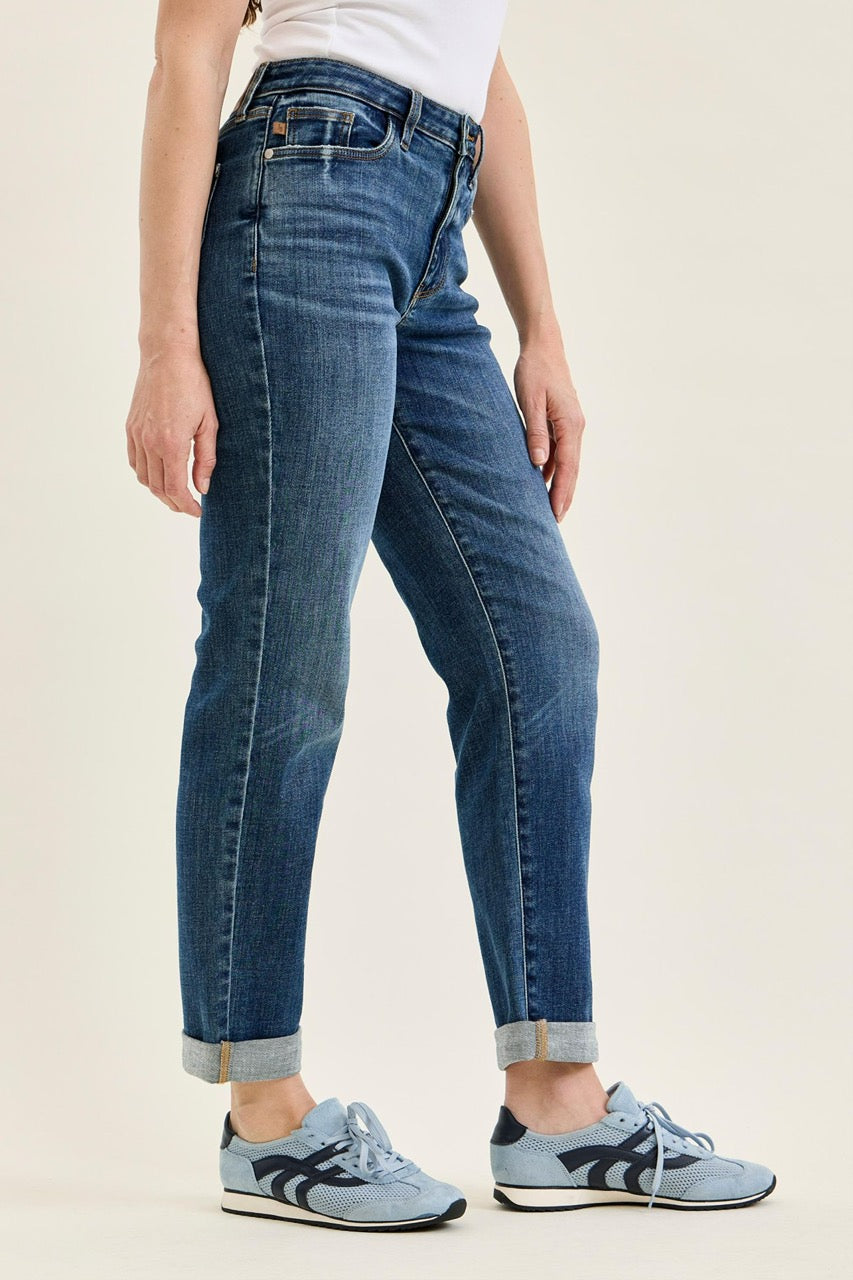 Zoey Mid Rise Billie Boyfriend Jean in Everyday Indigo