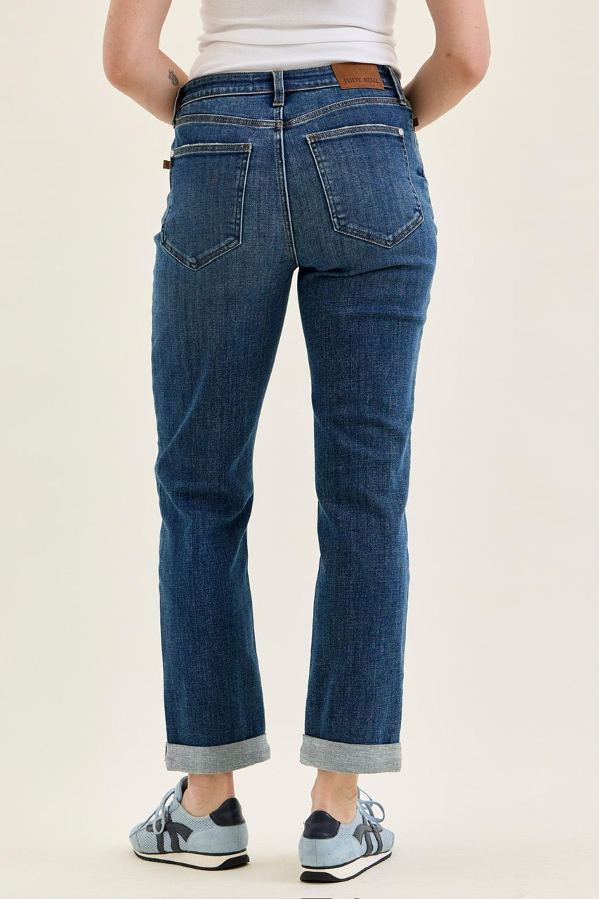 Zoey Mid Rise Billie Boyfriend Jean in Everyday Indigo