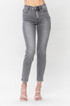 Judy Blue High Rise Charcoal Stone Wash Slim Fit Jeans