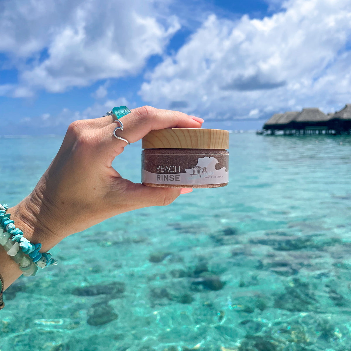 Tahiti Beach Rinse Bath Soak & Exfoliating Scrub