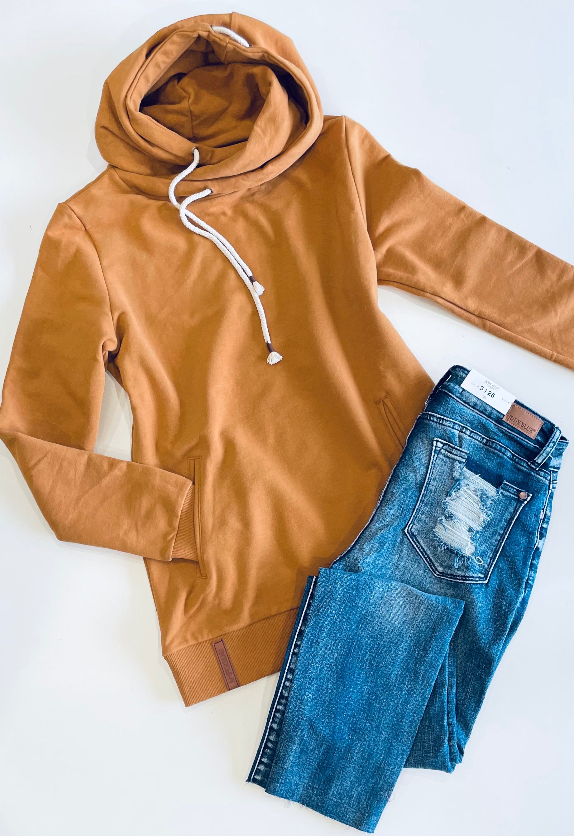 Ampersand Avenue Single Hood Sweatshirt - Maple
